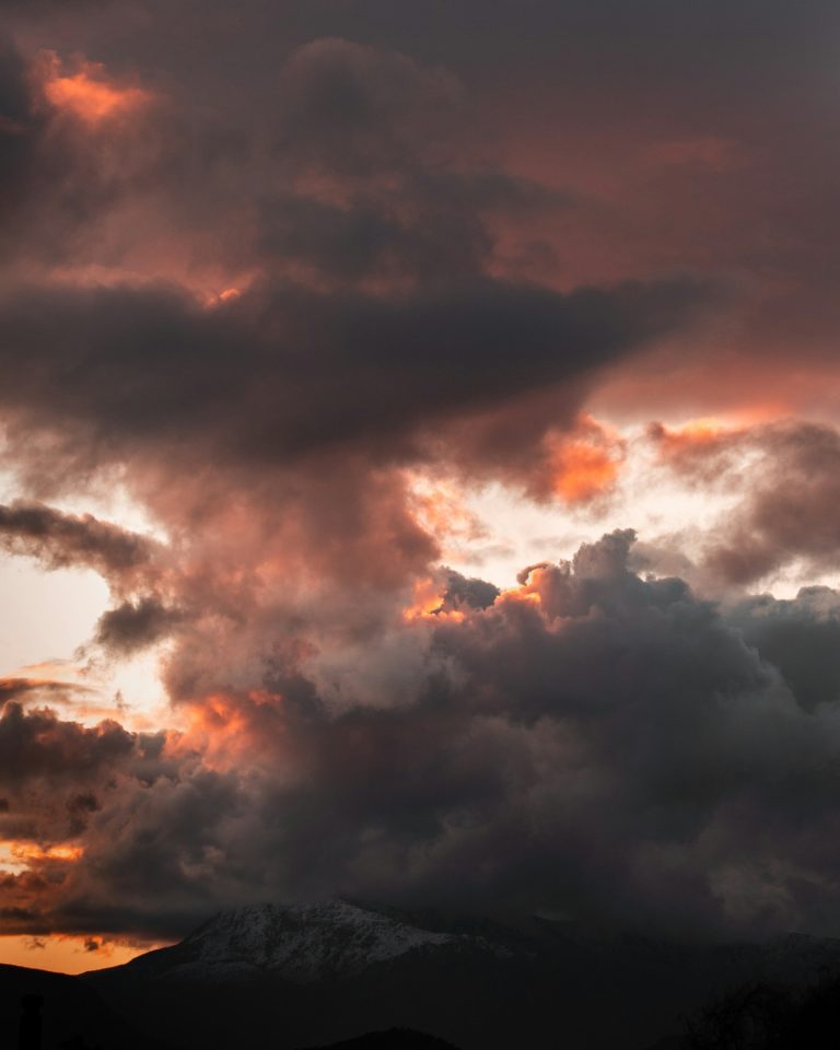 black and white clouds during daytime